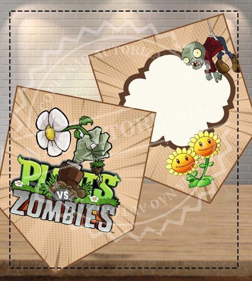 Bandeirola Plants Vz Zombie - 6657 Arquivo Digital