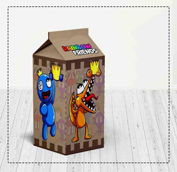 Caixa Milk Marrom Rainbow Friends - 1593 Arquivo Digital