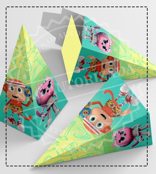 Caixa Piramide Chico Bon Bon - 6474 Arquivo Digital