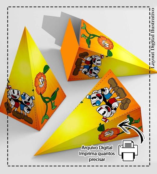 Caixa Piramide Cuphead - 6786 Arquivo Digital
