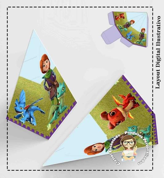 Caixa Piramide Dragoes em Resgate - 3689 Arquivo Digital