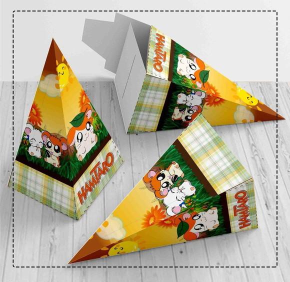 Caixa Piramide Hamtaro - 4012 Arquivo Digital