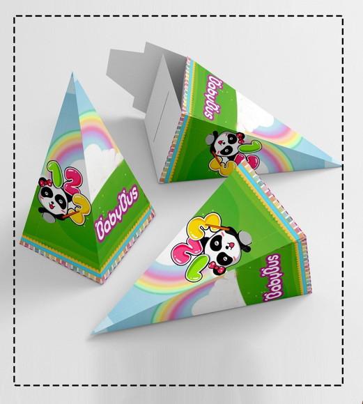 Caixa Piramide Menina Babybus - 6383 Arquivo Digital