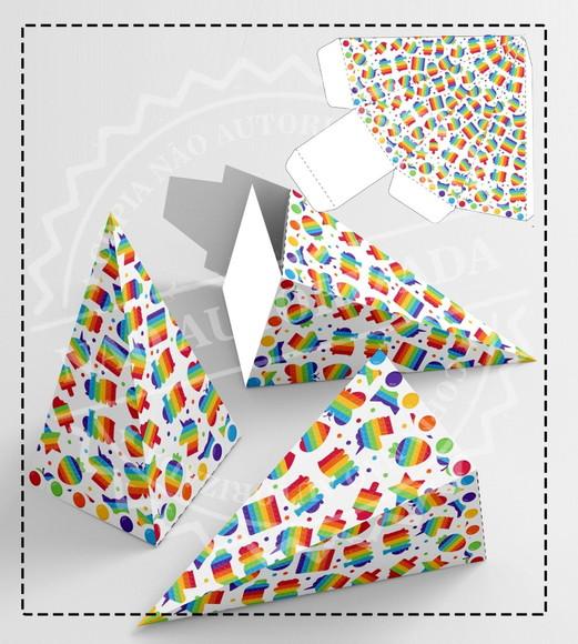 Caixa Piramide Pop It - 2581 Arquivo Digital