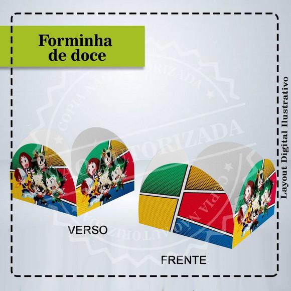 Forminha de Doce Boku no Hero - 6534 Arquivo Digital
