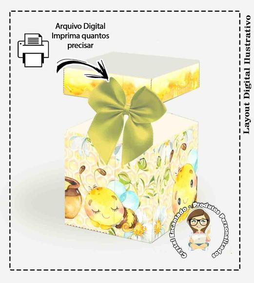 Kit 3 Caixas Abelhinha Bee - Arquivo Digital