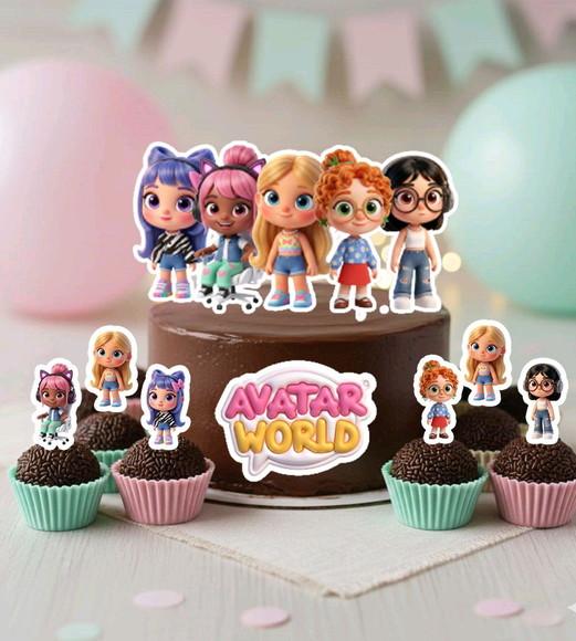 Kit Avatar World - 7076 Arquivo Digital