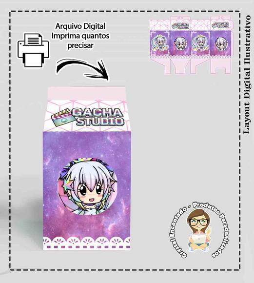 Kit Bandeirola e 2 Caixas Gacha Studio - Arquivo Digital
