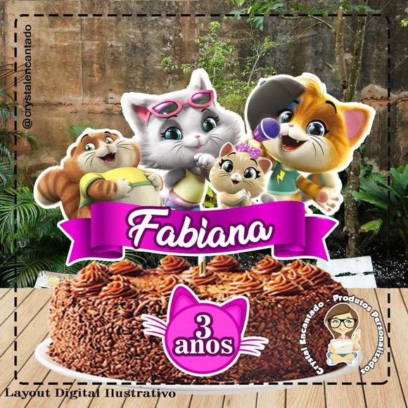 Kit Bolinho 44 Gatos - Arquivo Digital