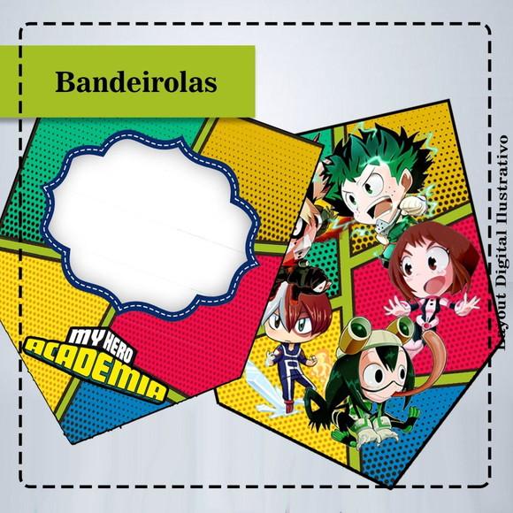 Kit Bolinho Boku no Hero - Arquivo Digital