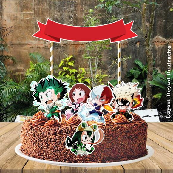 Kit Bolinho Boku no Hero - Arquivo Digital