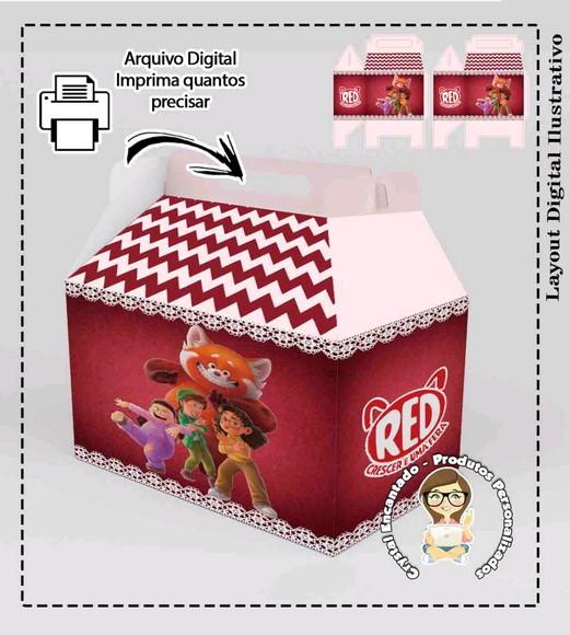 Kit com 3 Caixas Turning Red - Arquivo Digital