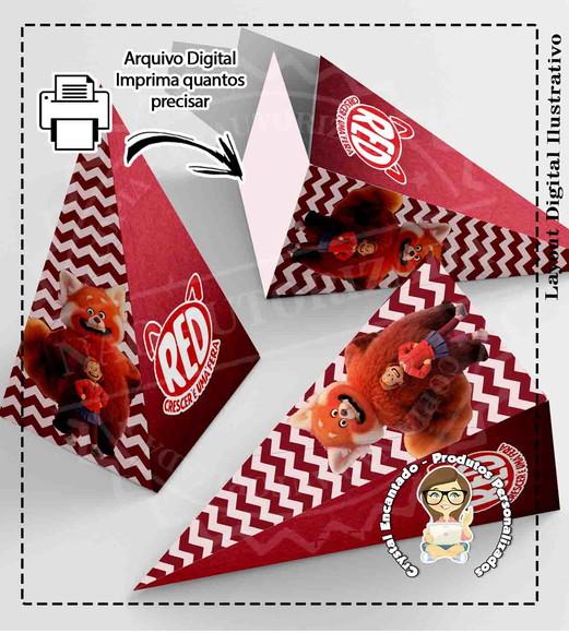 Kit com 3 Caixas Turning Red - Arquivo Digital