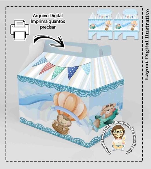 Kit com 3 Caixas Bichinhos - Arquivo Digital