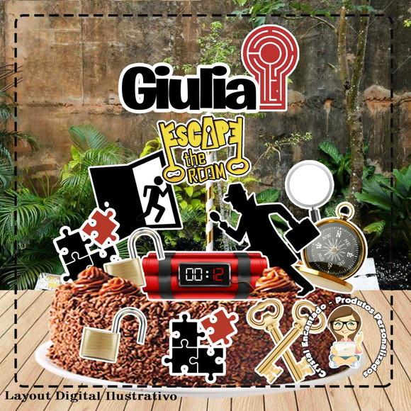 Kit Festa Escape The Room - Arquivo Digital