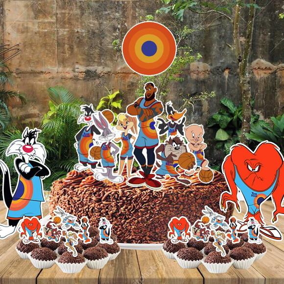 Kit Só Um Bolinho Space Jam - 3064 Arquivo Digital