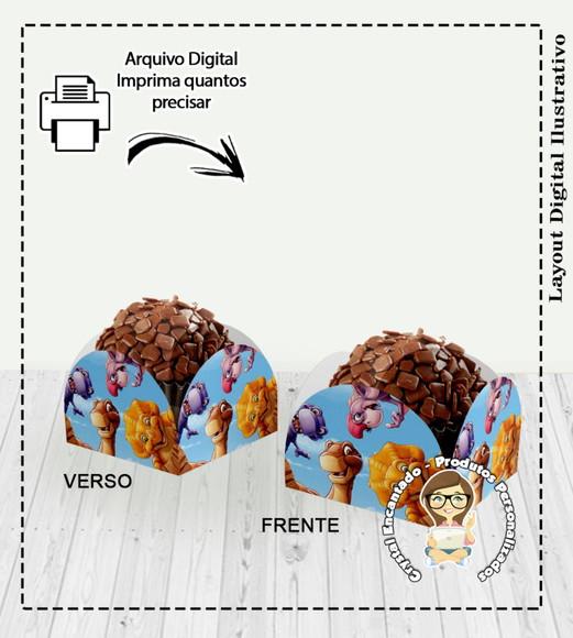 Sacola, Bandeirola e Forminha Vale Encantado Arquivo Digital