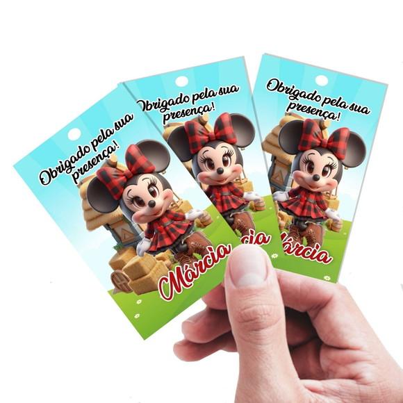 Tags 7x4 Minnie - Ref 5628 Arquivo Digital