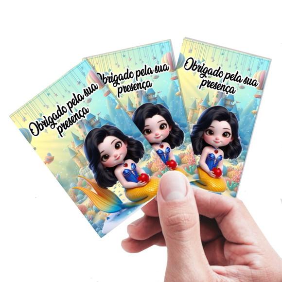 Tags Princesas Sereia Branca de Neve - 5772 Arquivo Digital