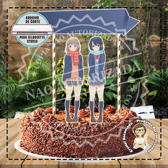 Topo de Bolo Adachi e Shimamura - Ref 2456 Arquivo Digital