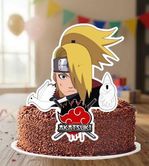 Topo de Bolo Akatsuki - 6780 Arquivo Digital