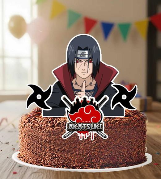 Topo de Bolo Akatsuki - 6781 Arquivo Digital