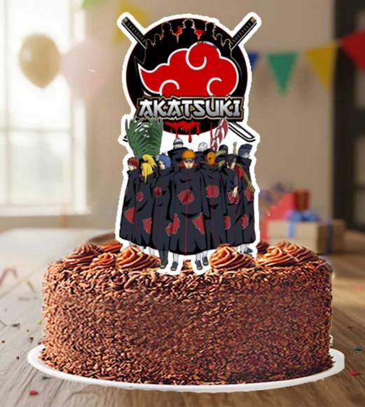 Topo de Bolo Akatsuki - 6860 Arquivo Digital