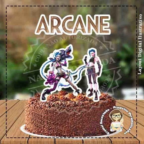Topo de Bolo Arcane Ref 3327 - Arquivo Digital