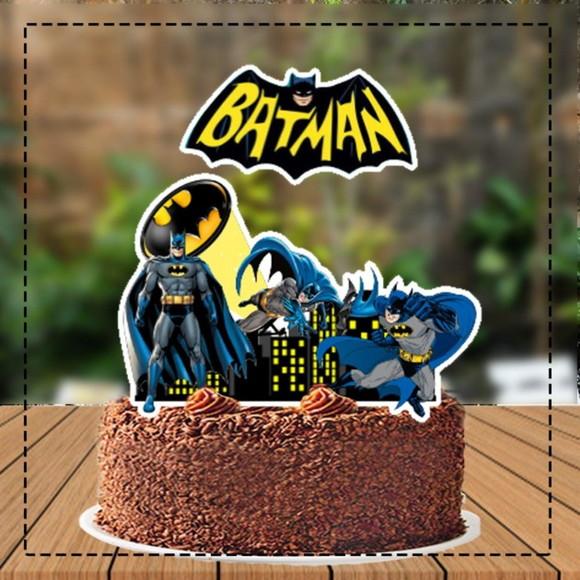 Topo de Bolo Batman - Ref 5508 Arquivo Digital