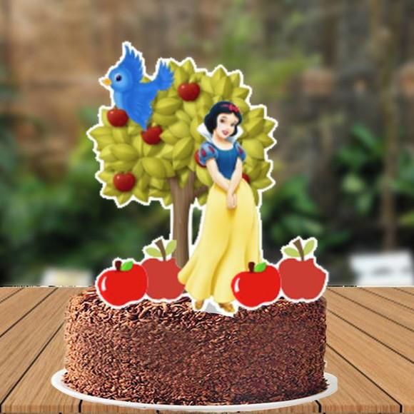 Topo de Bolo Branca de Neve - 3172 Arquivo Digital