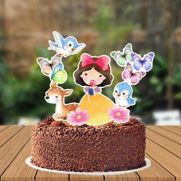 Topo de Bolo Branca de Neve - 3459 Arquivo Digital