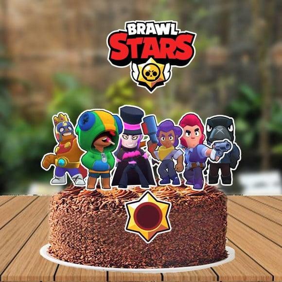 Topo de Bolo Brawl Stars - 0539 Arquivo Digital