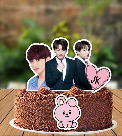 Topo de Bolo Bts Jungkook - 6113 Arquivo Digital
