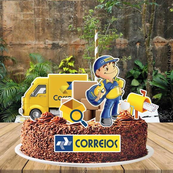 Topo de Bolo Correios - 0730 Arquivo Digital