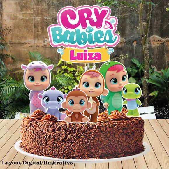Topo de Bolo Cry Babies - 0787 Arquivo Digital