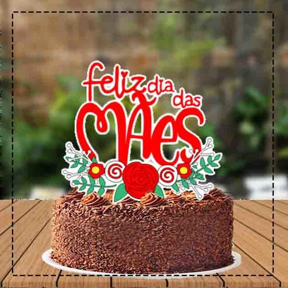 Topo de Bolo Dia das Mães - 3638 Arquivo Digital