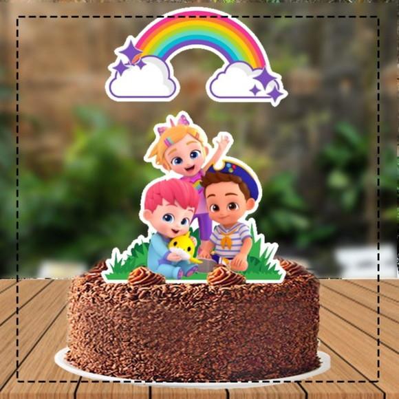 Topo de Bolo e Topper de Docinho Bebefinn - Arquivo Digital