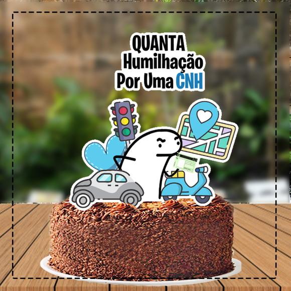 Topo de Bolo Flork Habilitado - 4448 Arquivo Digital