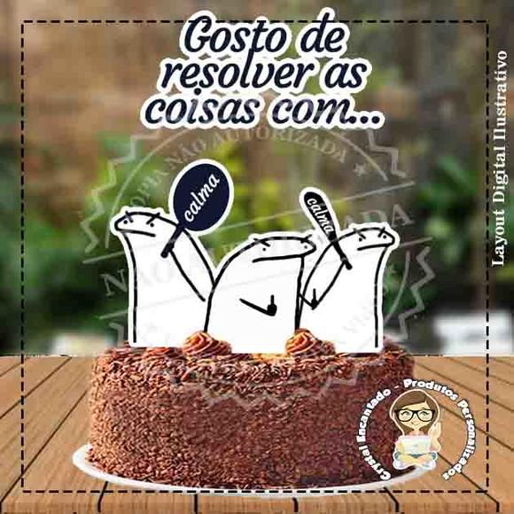 Topo de Bolo Flork Of Cows - Ref 3404 Arquivo Digital