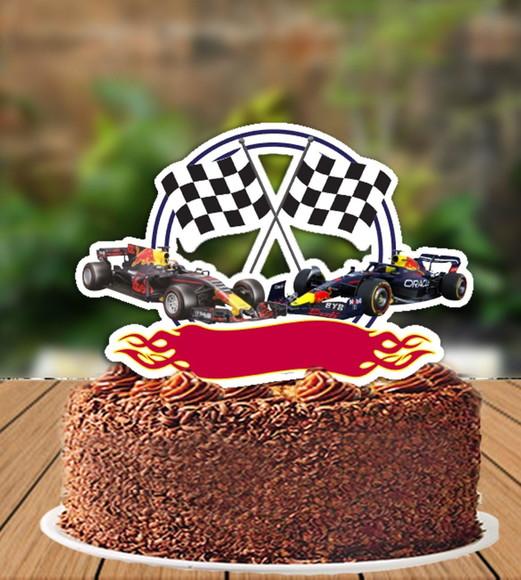 Topo de Bolo Formula 1 - 6124 Arquivo Digital