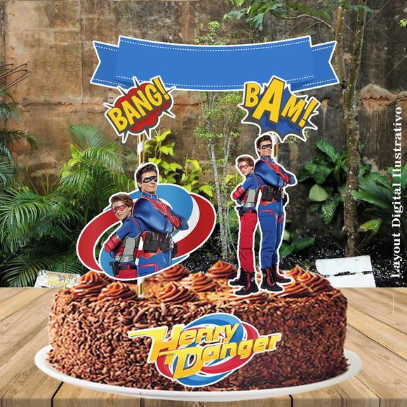 Topo de Bolo Henry Danger - 4202 Arquivo Digital
