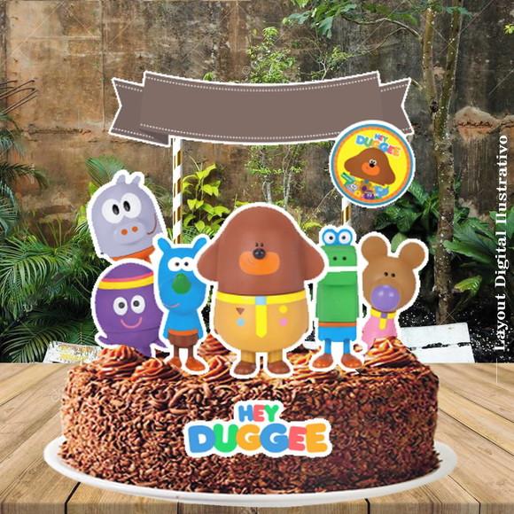Topo de Bolo Hey Duggee - 4204 Arquivo Digital
