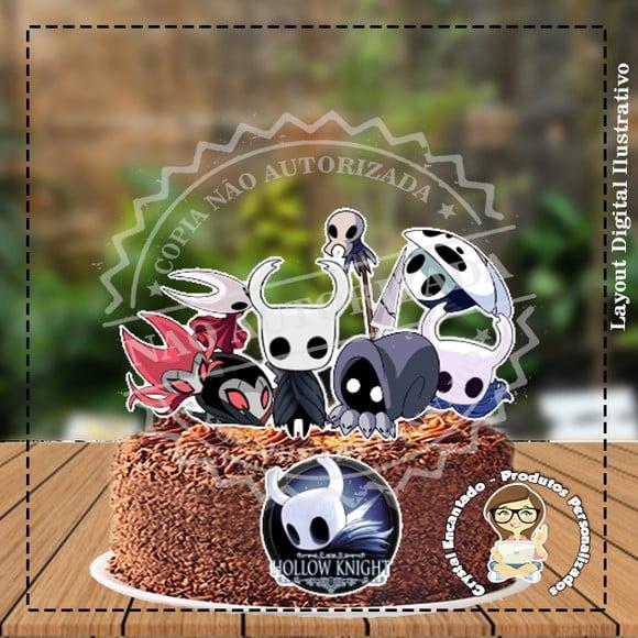 TOPO DE BOLO HOLLOW KNIGHT - REF 3209 ARQUIVO DIGITAL