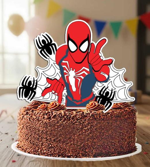 Topo de Bolo Homem Aranha - 6878 Arquivo Digital