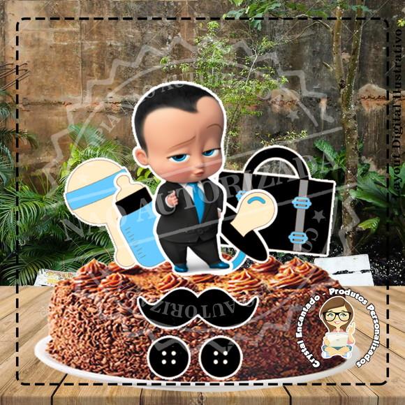 TOPO DE BOLO O PODEROSO CHEFINHO - REF 2958 ARQUIVO DIGITAL