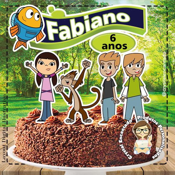 Topo de Bolo Peixonauta - 4665 Arquivo Digital