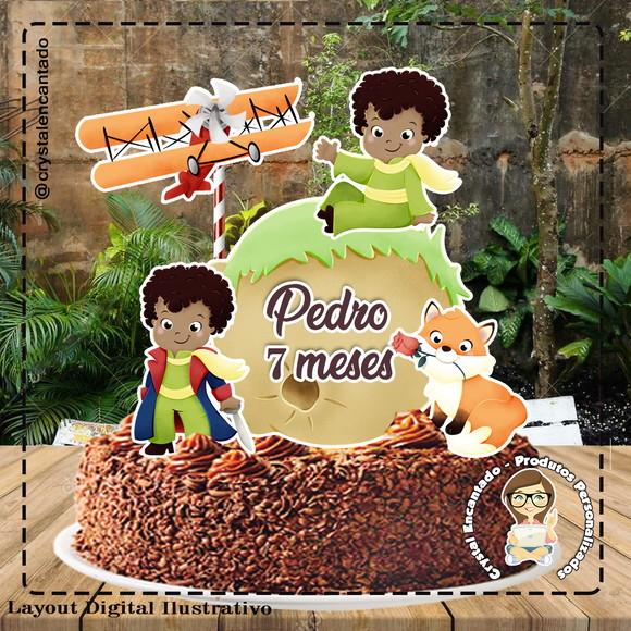 Topo de Bolo Pequeno Principe - Ref 4669 Arquivo Digital