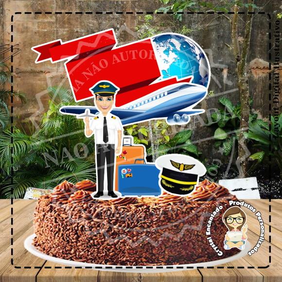 TOPO DE BOLO PILOTO - REF 2947 ARQUIVO DIGITAL