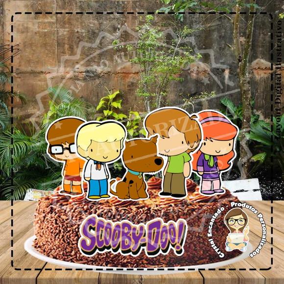 Topo de Bolo Scooby Doo - Ref 2931 Arquivo Digital