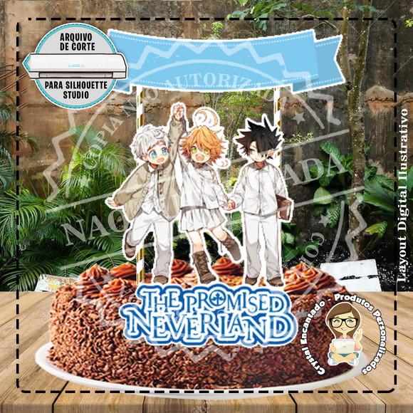 Topo de Bolo The Promised Neverland - 1947 Arquivo Digital